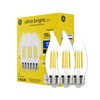 GE Ultra Bright LED Light Bulbs, 8W (1080 lumens), Soft
