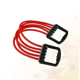 BIUDECO Ergonomic Chest Expander Spring Pulling Resistant Band Portable Training Gear for Men's Home and Office Use Random Color