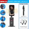 360 Rotation Gimbal Tripod 1.5M Selfie Stick and Light Stabilizer