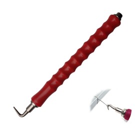 Vastsea Wire Twister Drill Device, Semi-Automatic Rebar Tie Wire Twister, Construction Site Reinforcement Binding Tool, Apply to Drill Wire, Thumb Wire (Red)