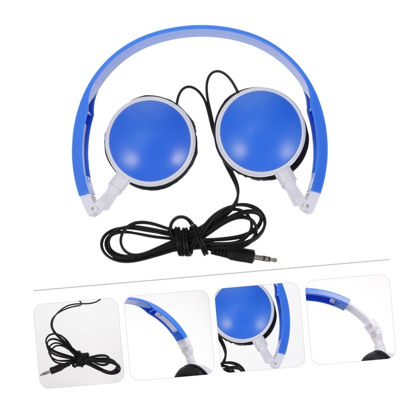 SEWACC 1pc Foldable Boy Girl Headset Stereo Music Headphones for