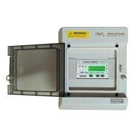 OB415-MOD 100 AMP Single Phase kWh Electric Meter in Enclosure with RS485 Modbus RTU