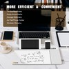 SELEAD Desktop Glass Whiteboard with Wireless Charger Station, Dry Erase