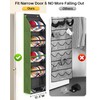 SLEEPING LAMB Narrow Door Hat Organizer for Baseball Caps, Baseball