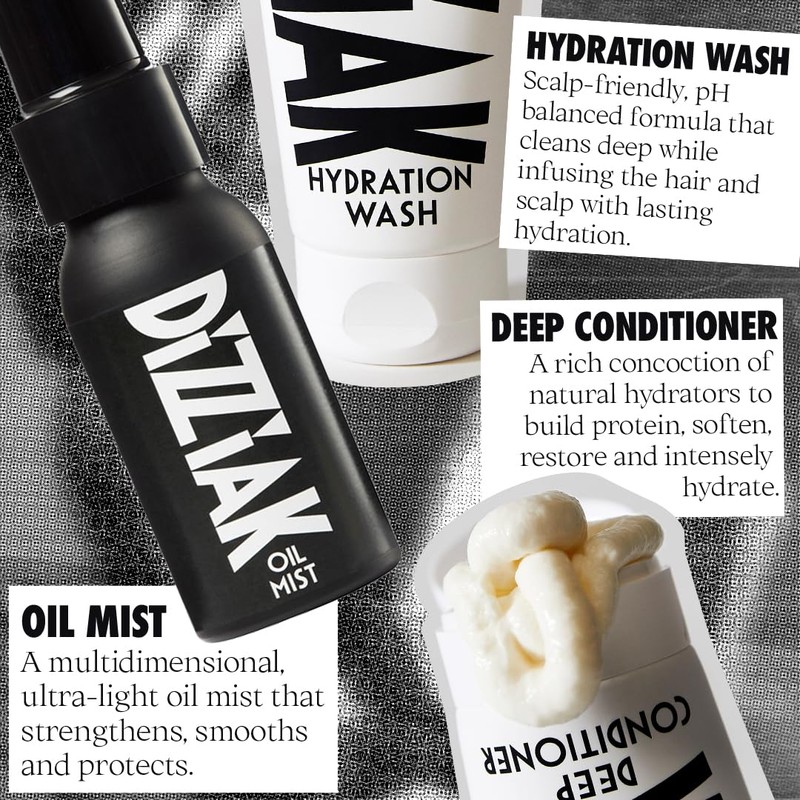DIZZIAK Hydration Wash: Hair Shampoo, Scalp-Friendly Cleanser, Deep Cleansing &
