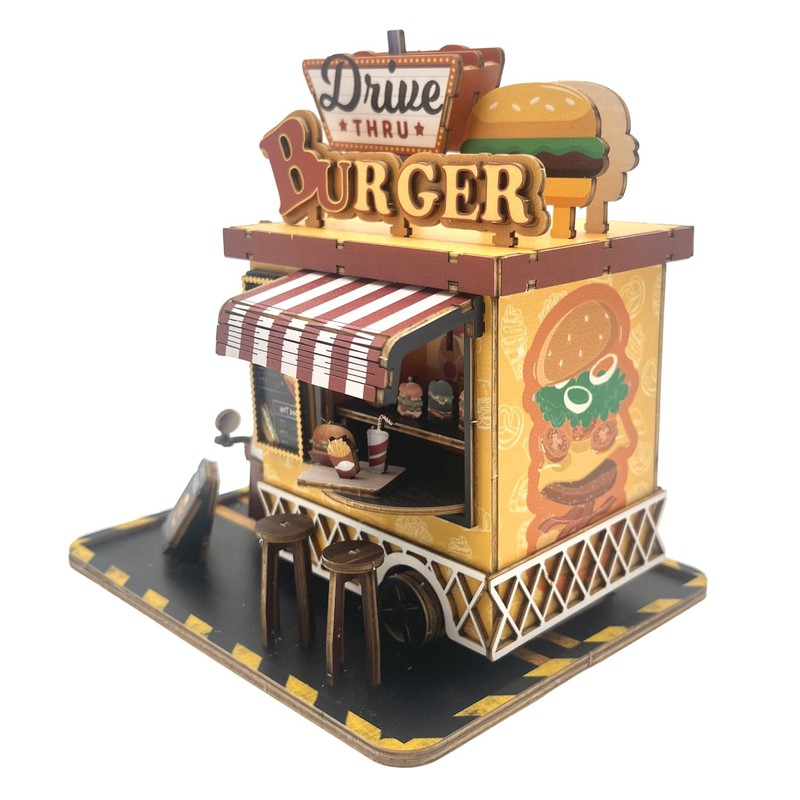 Wood Model Kit BOOK Burger Truck (Age 15+) KO635274