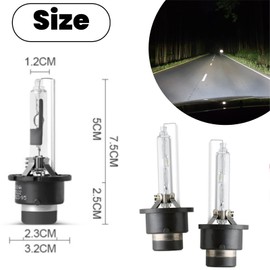 90981-20029 D4R D4S Xenon HID Headlight Bulbs 6000K Compatible with Toyota Prius 42406 2006-2009, for Lexus, Avalon 2008-2010