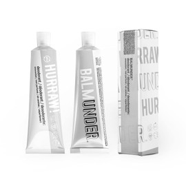 Hurraw! Balmunder Deodorant: 100% Natural body odor control that works (Unscented): Make a pit stop! Non-greasy, Certified Organic and Vegan. For Underarms, Cracks, Toes. Made in USA. 1oz