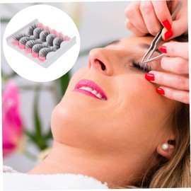 Healeved 2sets Natural Gentle Eyelash Set False Lashes Extensions for Intense Volume Lightweight Comfortable Wear Reusable for Multiple Uses 5pairs*2