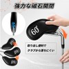 Golf Wedge Cover Magnetic Club Head Cover Set 3pcs (52°