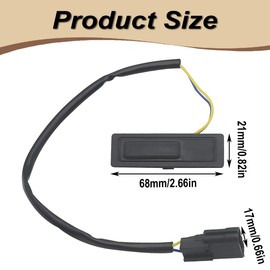 ZAMDOE 253804EA0A Tailgate Opening Switch for Qashqai J11 2013-2023 for Nissan Rogue 2017-2022 Car Rear Trunk Tailgate Rear Door Switch 2Pin