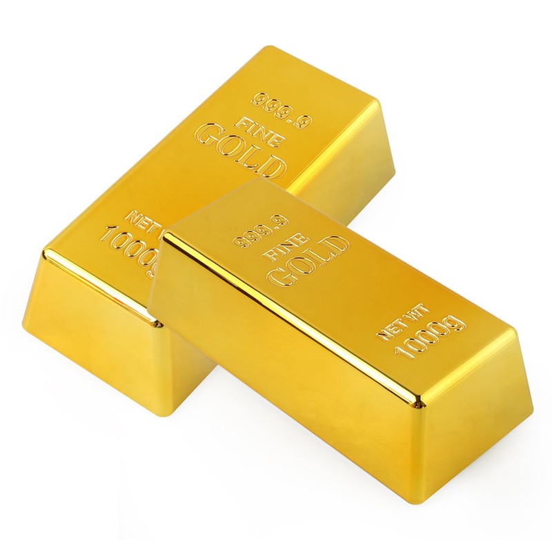[Queen-b] Gold Bullion Replica Set of 3 Gold Bars Ingods