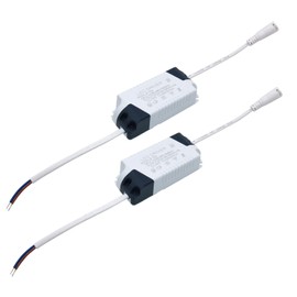 Qimoo 8~12W LED Driver, Constant Current 300mA AC 85~265V Output 24~48V DC Female Connector External Power Supply Rectifier Transformer for LED Ceiling Light