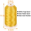 New brothread - 2 Huge Spools 5000M Each Polyester Embroidery