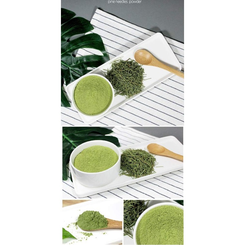 Organic Natural Pure Pine Needle Herb Extract Powder-500g(1.1LB)/Contain Suramin, Bioflavonoids,