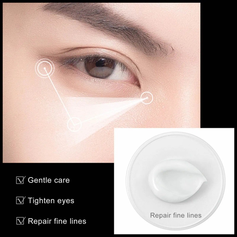 Crema De Ojos P Para Hombre, Fresca Y Tierna, Reafirmante,