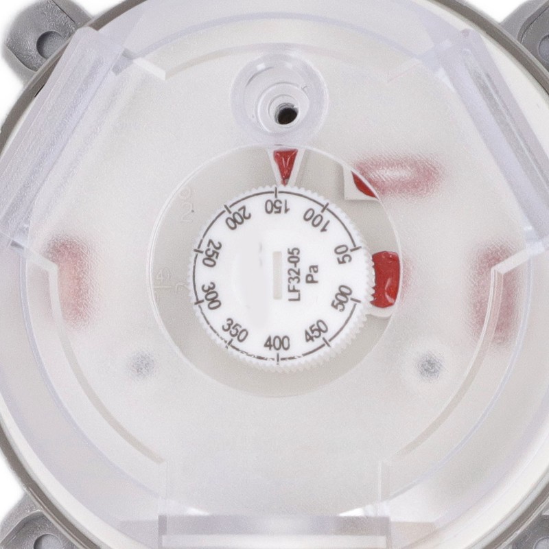 Pressure Differential Switch 50‑500pa Waterproof Heating Ventilation Furnace Vent Air