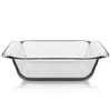 Libbey Baker's Premium Square Glass Casserole Bake Dish, 8-inch by