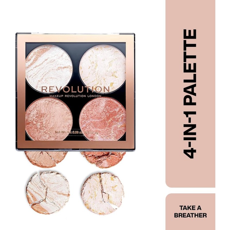 Maquillaje Revolution Cheek Kit, Take A Breather
