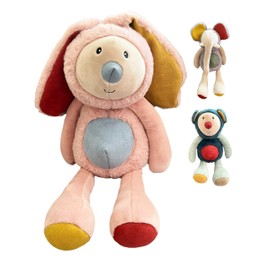 Furry Tales Avery Bunny Plush Toy - Cute, Cuddly Rabbit Stuffed Animal for Boys, Girls, Toddlers for Baby Showers, Christmas, and Birthdays