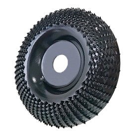 Wood Carving Disc Grinder Wheel Disc 4 Inch Wood Shaping Wheel Wood Grinding Shaping Disc for Angle Grinders with 5/8” Arbor