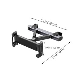 Gatuida Adjustable Car Headrest Tablet Holder Rotation Phone Stand for Back Seat Durable Material Lightweight Design for Comfortable Viewing Easy Installation
