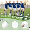 wlilupah 50 Pcs Mini Soccer Cones for Sport Agility Disc