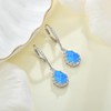 Aprila Drop Dangle Earrings 925 Sterling Silver Leverback Earrings with
