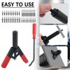 Figpade 42PCS Pop Rivet Gun Kit with Plastic Rivets,Pop Rivet