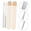 Baluue Cosmetic Mixing Spatula Makeup Palette Stick Long Handle for
