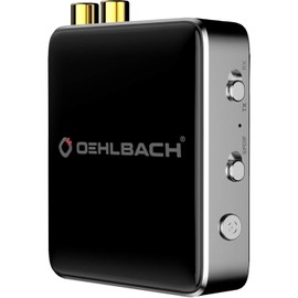 OEHLBACH BTR Evolution 5.1 HiFi Bluetooth Dual Pairing Adapter Transmitter/Receiver, 2 in 1, High End Wireless Transmitter/Receiver with aptX HD and Low Latency - Silver
