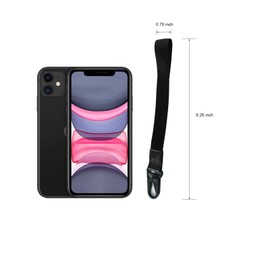 HEZEN Wrist lanyard, lanyard for keys, women's key chain, wrist strap for keys, lanyard, A-Black,