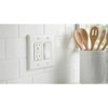 Amerelle 3000RRW Metro Wallplate, 2 Rocker Ceramic, White, 1-Pack