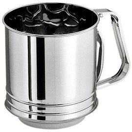 Kai Kai House Select DL6418 Stainless Steel Powder Sifter, Double Mesh (Large), Made in Japan