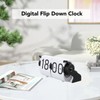 Digital Flip Down Clock Multifunction Mechanical Automatic Down Page Desk