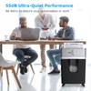 BONSEN 12-Sheet Micro Cut Paper Shredder for Home Office Use,