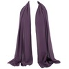 ZAKIRA Chiffon Scarf Sheer Wrap for Women (Purple)