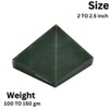 karma gems Green Jade 2 to 2.5 inch Natural Pyramid
