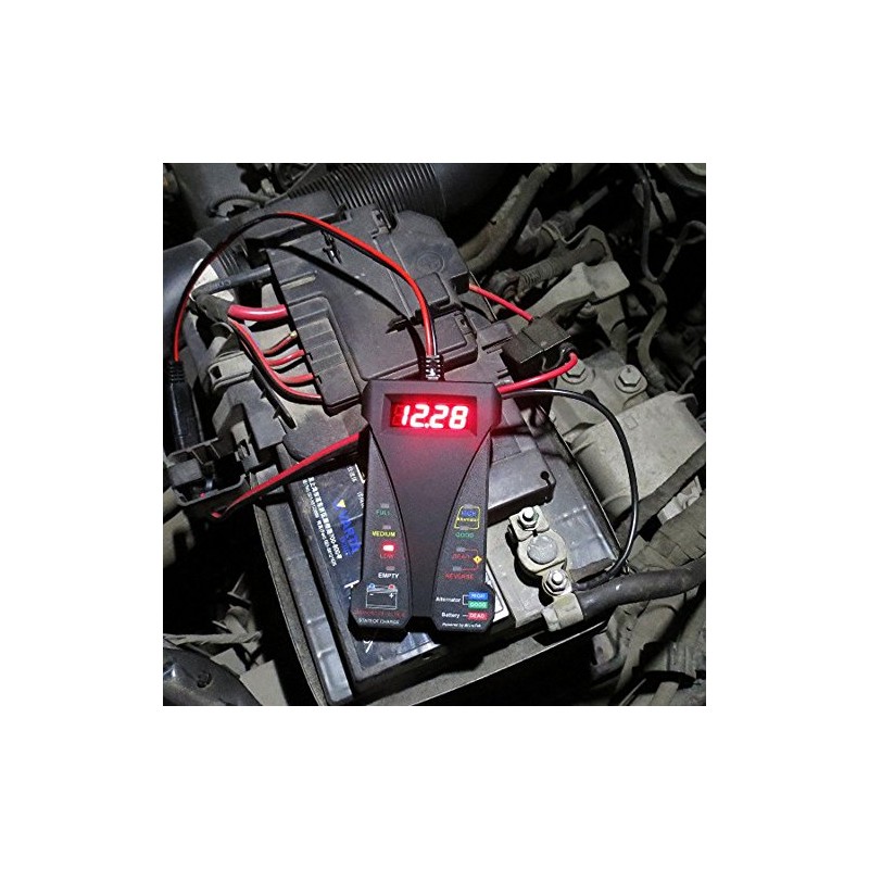 Zmart V Smart Digital batteritesuta Voltage Meter, Alternator Analyzer, Motorcycles,