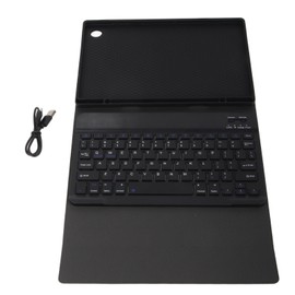 Tablet Keyboard Case Magnetic Black Detachable Trackpad TPU Case with Pen Slot for Tab A8 10.5in for SM X200 for X205 for X207 Without Touchpad