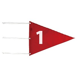 LITE Nylon Triangle Flag with Number, Set of 9, 1-9 M-110 (010)