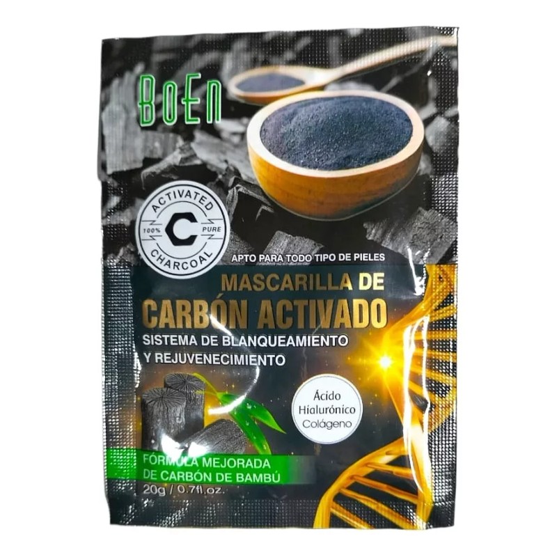 Boen 10 Mascarillas De Carbón Activado Boen Mixta