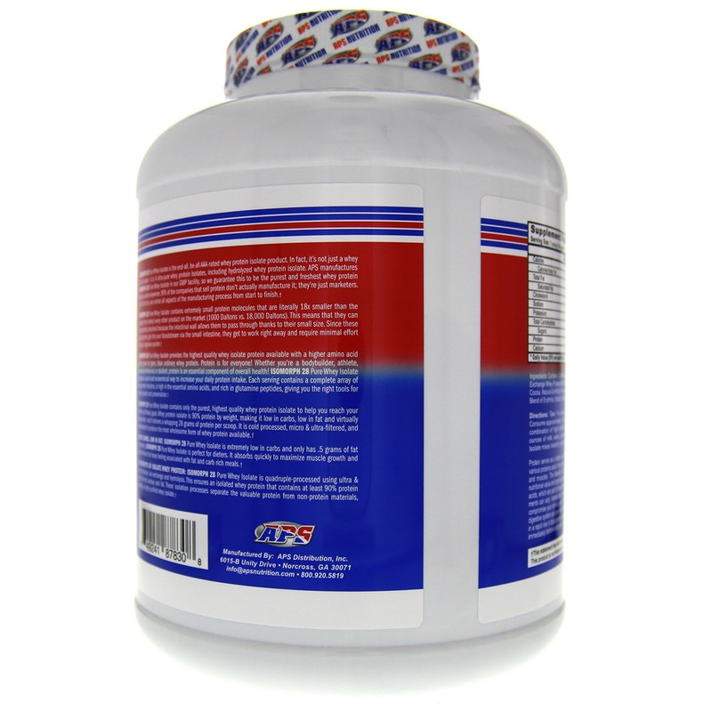 APS Nutrition Isomorph 28, Chocolate Milkshake, 5 Pound