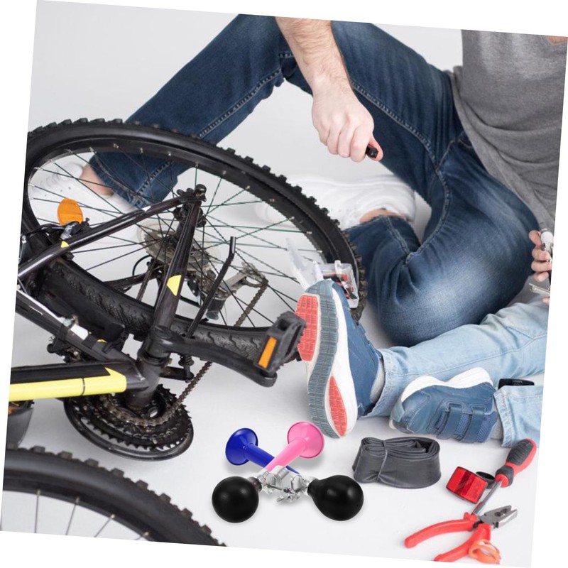 KOMBIUDA Bicycle Horns for Adults Loud Metal Plated Bike Horn