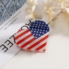 FRUZJAY 4th of July Hair Claw Clips American Flag Hair