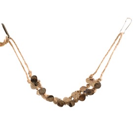 JINGHANGER Jumping Spider Rope Bridge with Suction Cup Hooks, Jumping Spiders Habitat Accessories, Spider Jump Platform, Decorative Accessory for Small Reptiles, 13.5 x 6 cm