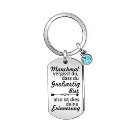 YESPTONRY Birthday Gifts for Kids Sometimes Forget You Awesome Keychain Keychain for Women Memory Gifts, Keychain
