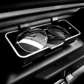 sukemichi Sunglass Holder For Ford Bronco, Sunglasses Holder Sun Visor Organizer Sun Visor Glasses Box For Ford Bronco Accessories 2021 2022 2023 2024 2 Door 4 Door