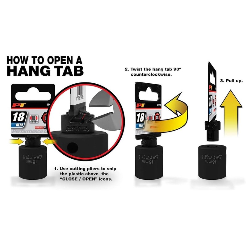 Performance Tool W34841 3/4" Drive 12-Point Standard Socket 41mm