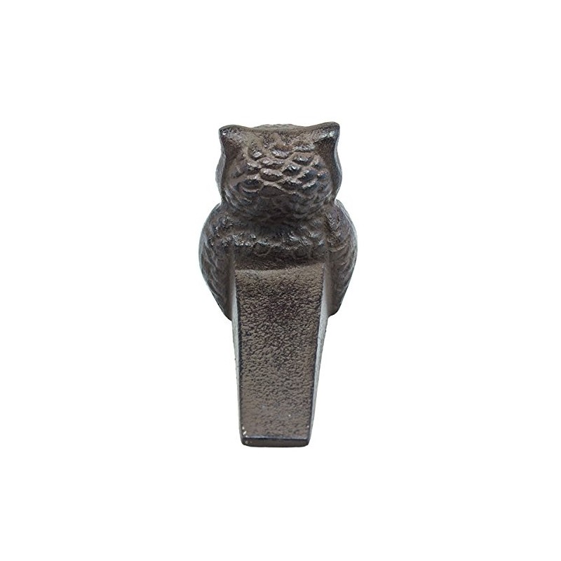 Abbott 27-4608 Collection Cast Iron Owl Door Wedge, Brown